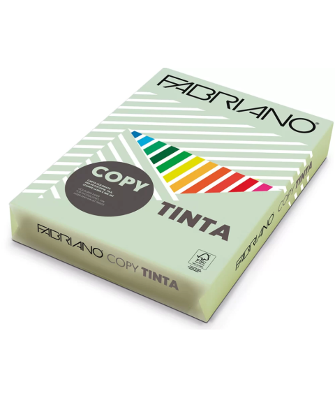 Hîrtie colorată A4 FABRIANO Tinta Verde Chiaro, 160 gr/m2, 250 foi, pastel, verde pal